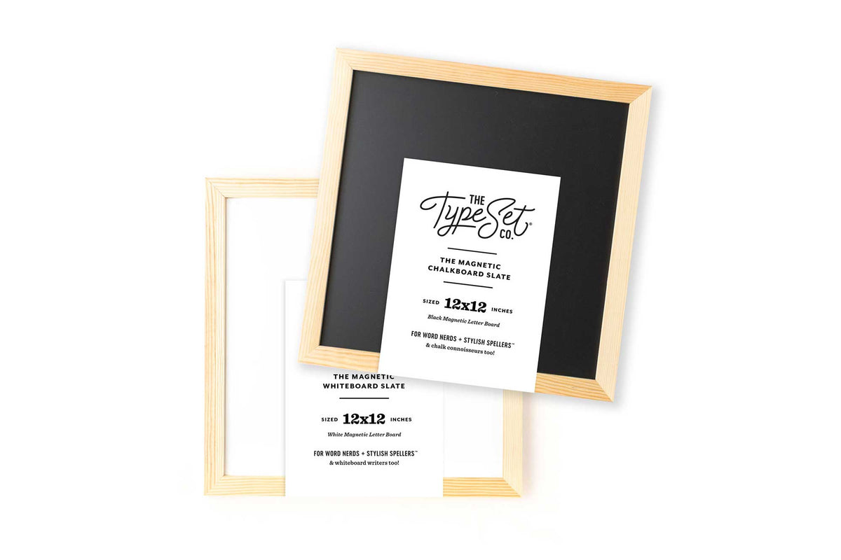 Introducing 12x12 Mini Letterboard Slates