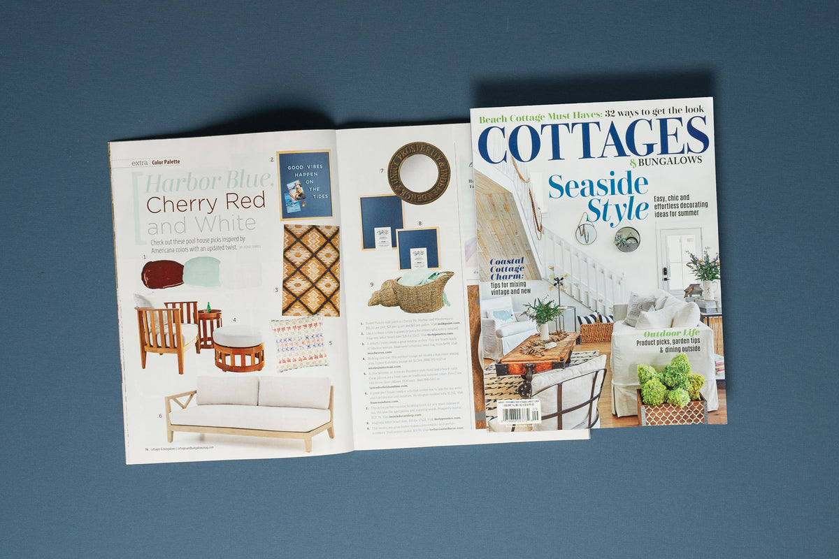Featured in Cottages & Bungalows Coastal Edition August-September 2020