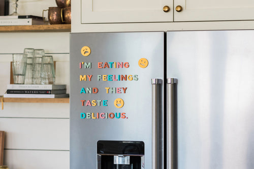 Modern Alphabet Magnets and Magnetic Letter Boards