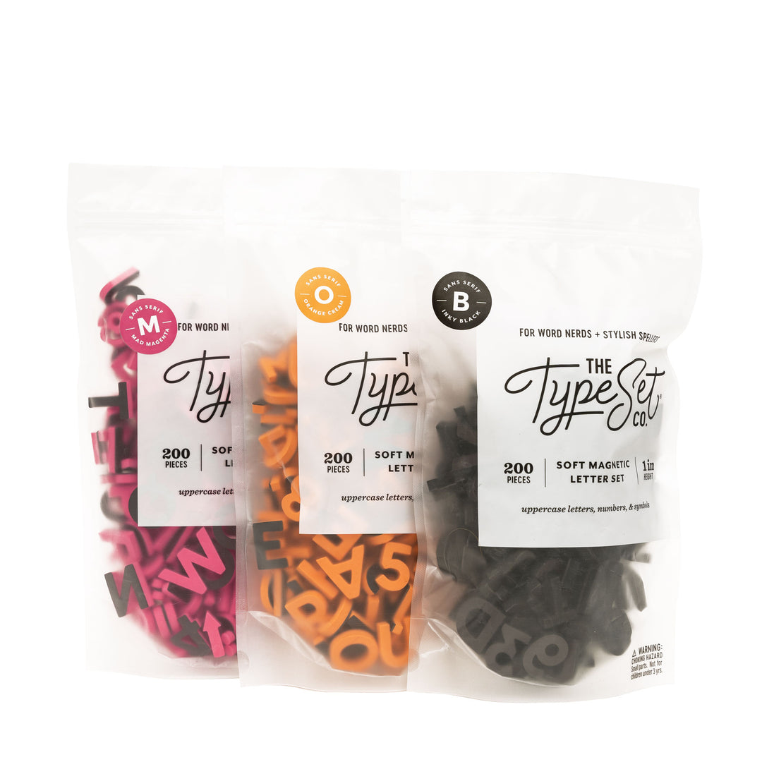 Ghastly Glam Modern Halloween Letter Set Bundle