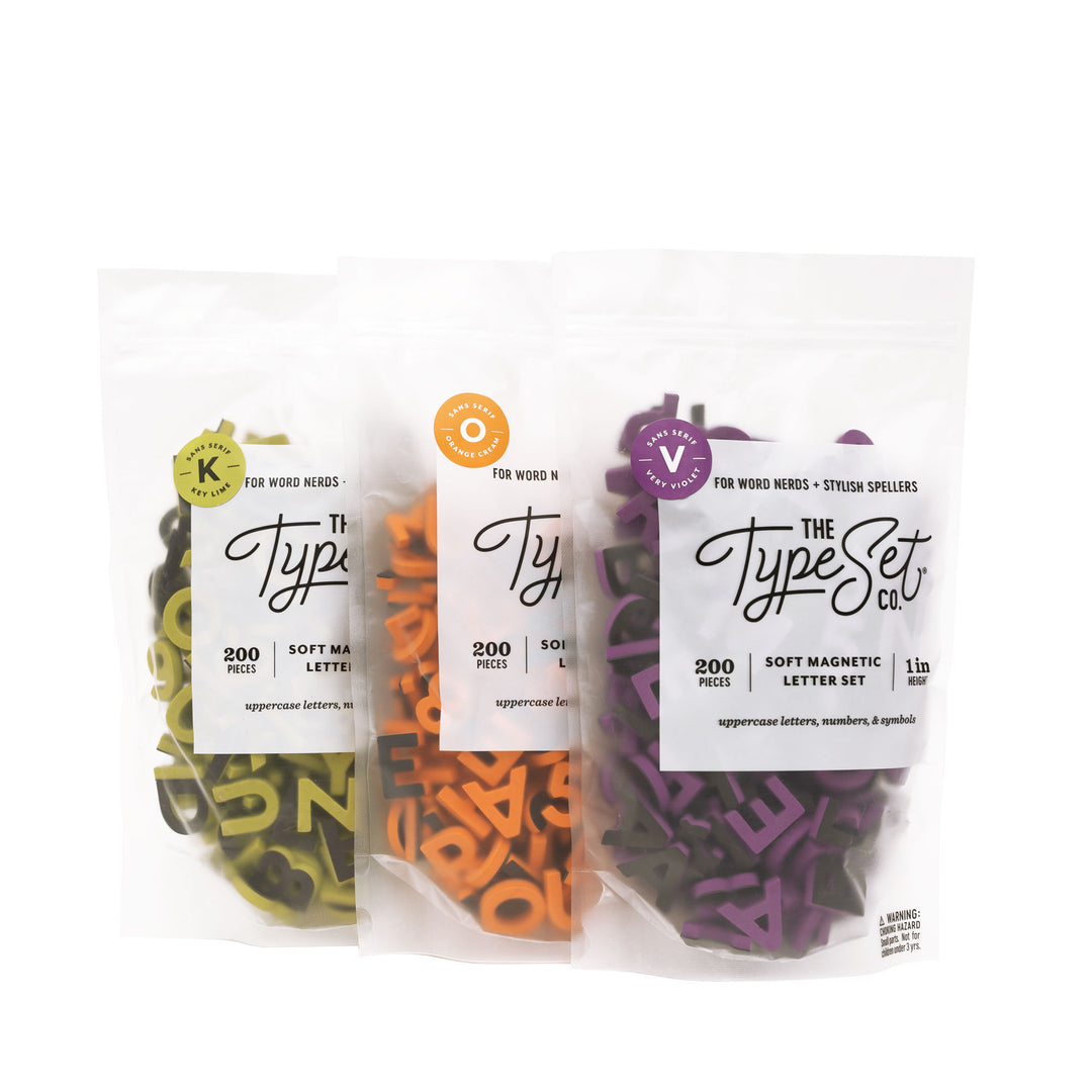 Haunted Hues Classic Halloween Letter Set Bundle