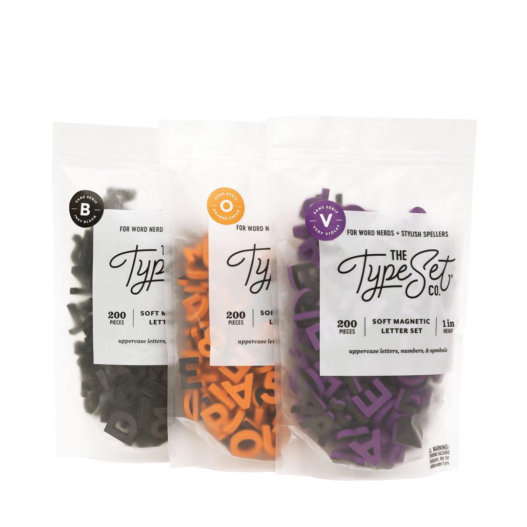 Midnight Magic Classic Halloween Letter Set Bundle