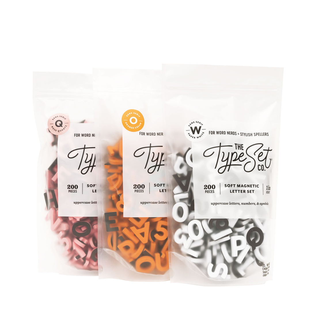 Witchy Whimsy Modern Halloween Letter Set Bundle