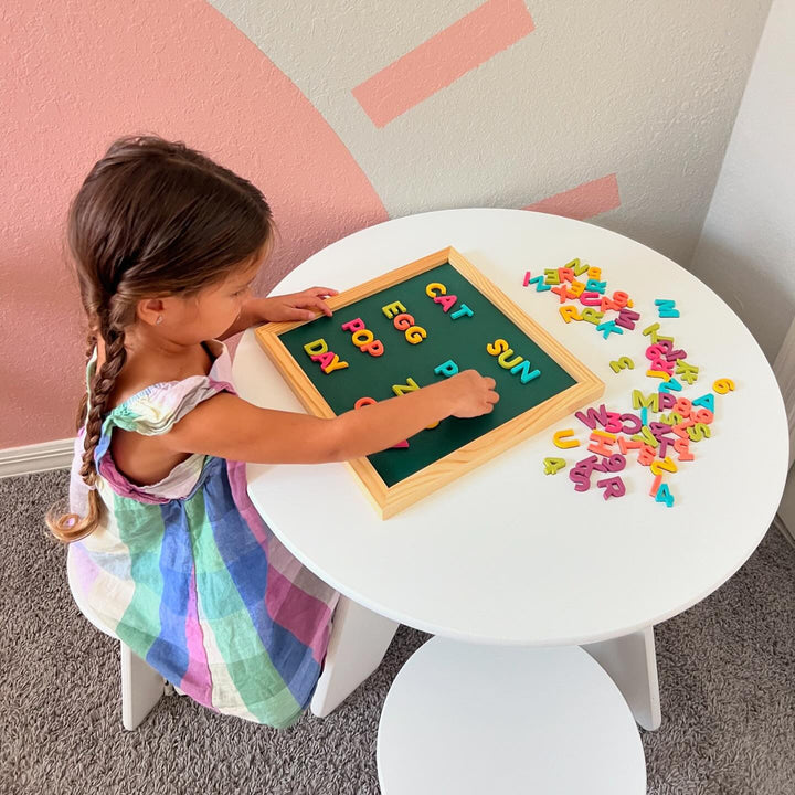 1" Rainbow Pop Magnetic Letters & Numbers