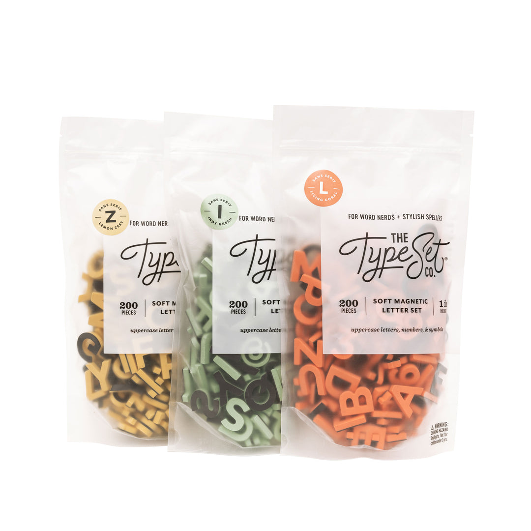 Sherbert Scopes Classic Summer Letter Set Bundle