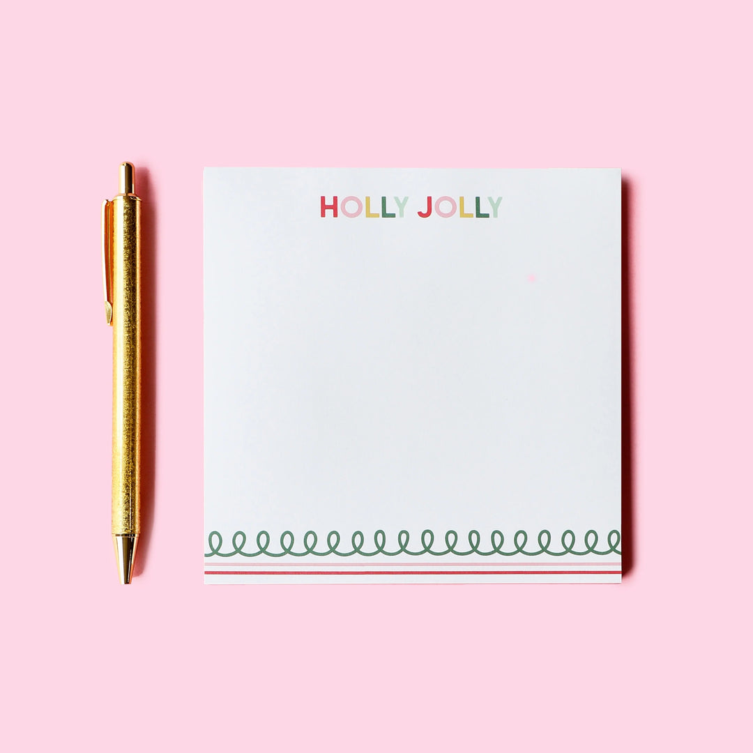 Holly Jolly Notepad FINAL SALE