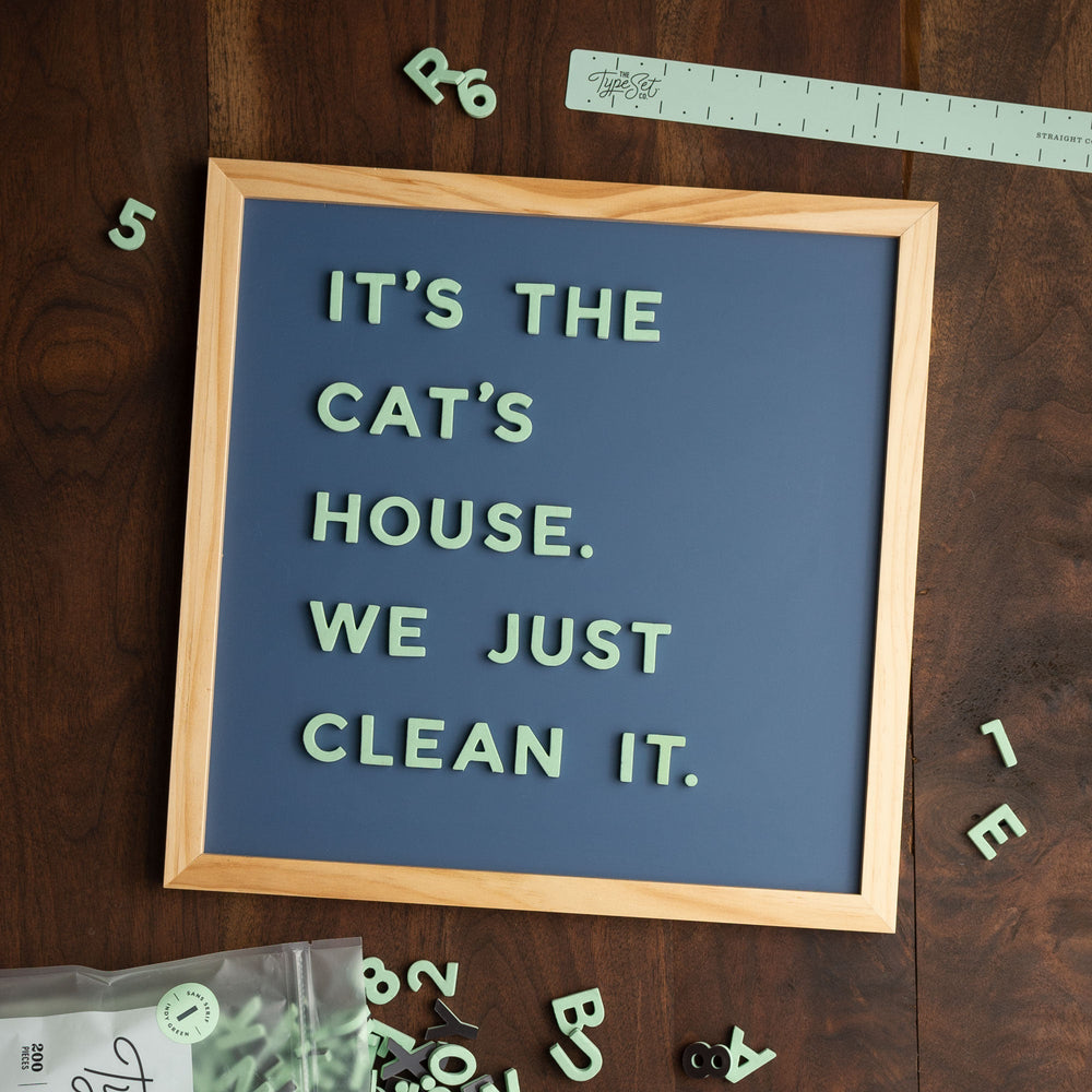 Navy Chalkboard