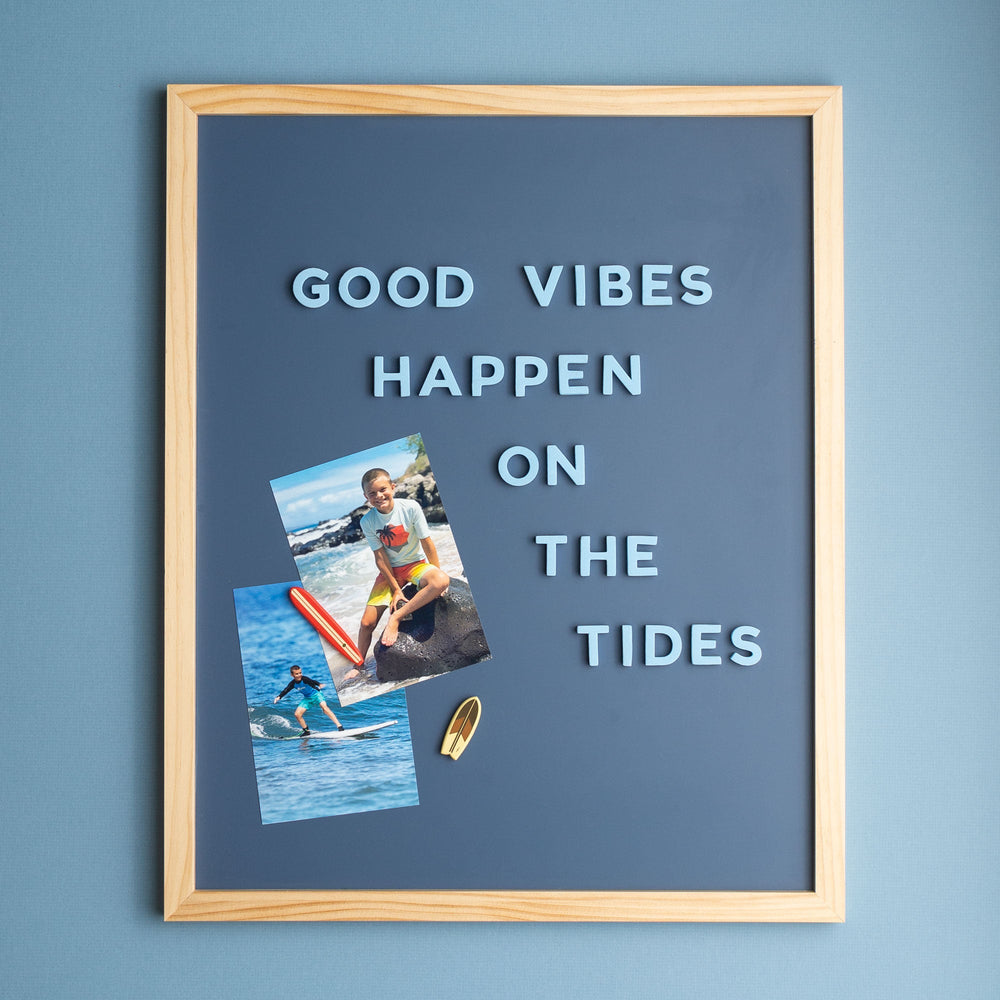 Navy Chalkboard