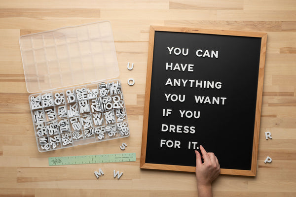 14 Fashion Quotes to Dress Up Your Letter Board