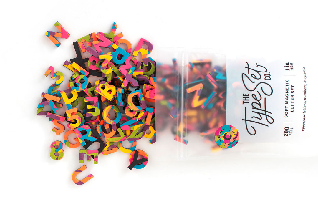 Party On! With These NEW Confetti-Inspired Magnetic Letters