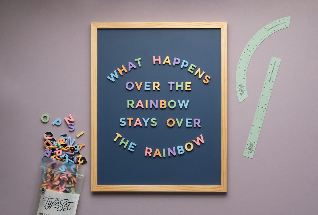 21 Rainbow-Inspired Letter Board Quotes to Brighten your Day