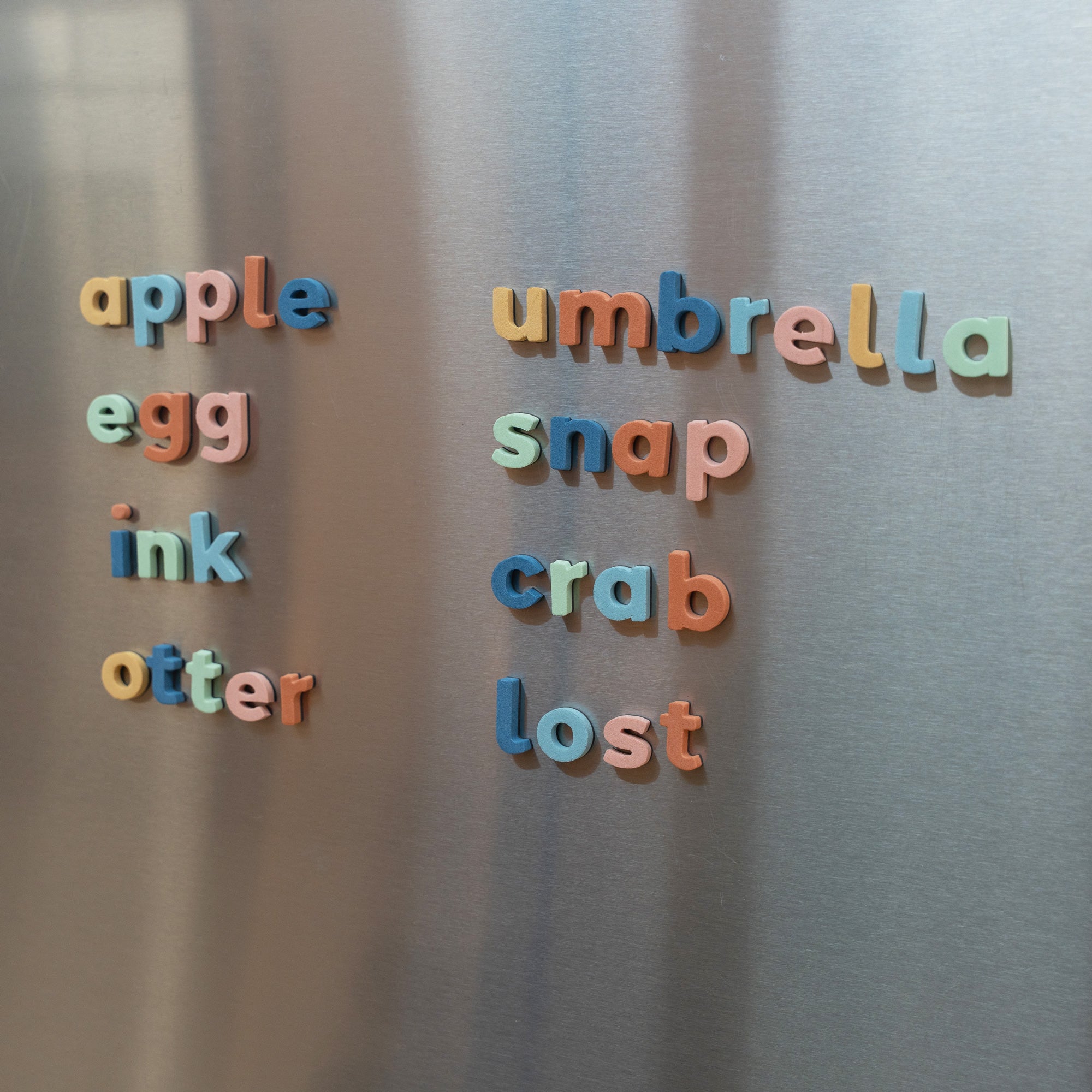 Lowercase Magnetic Letters