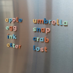 Lowercase Magnetic Letters