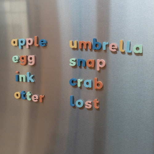 Lowercase Magnetic Letters