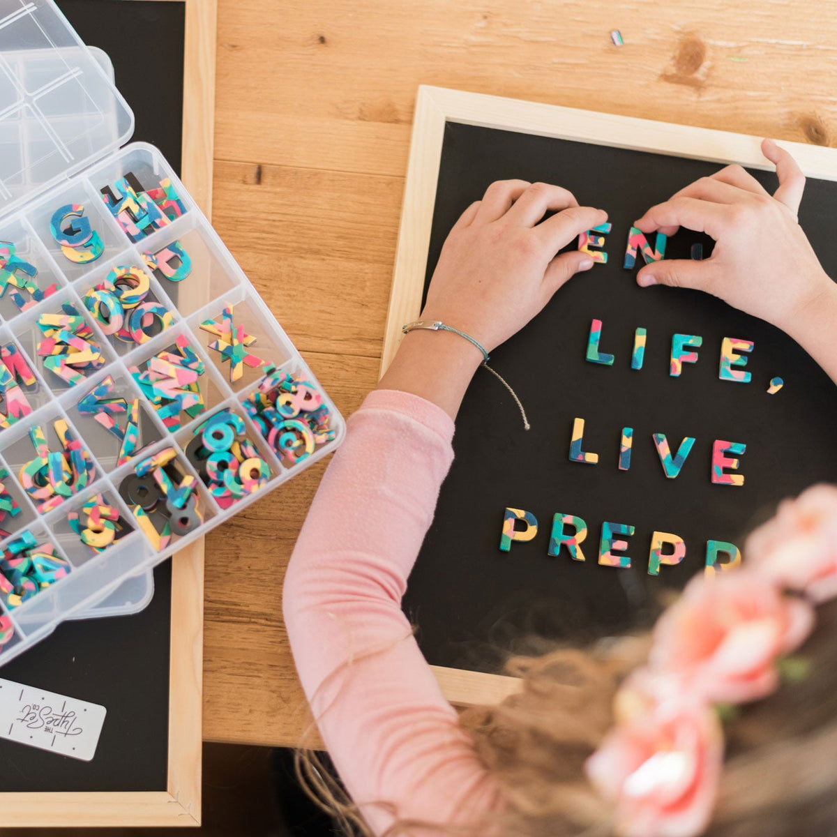 Magnetic Letter Organizer