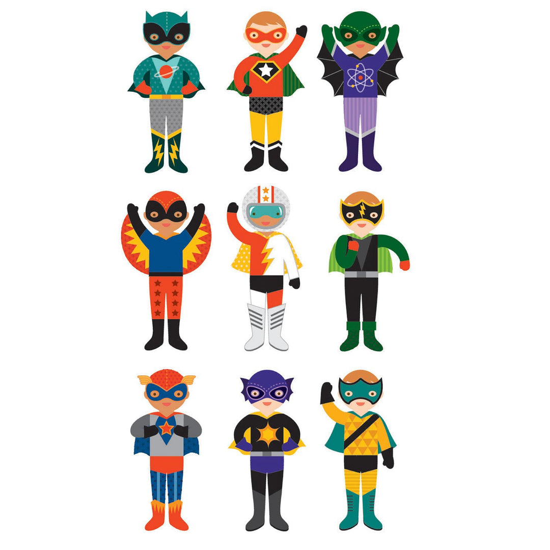 Superheros Magnetic Dress-up Play Set