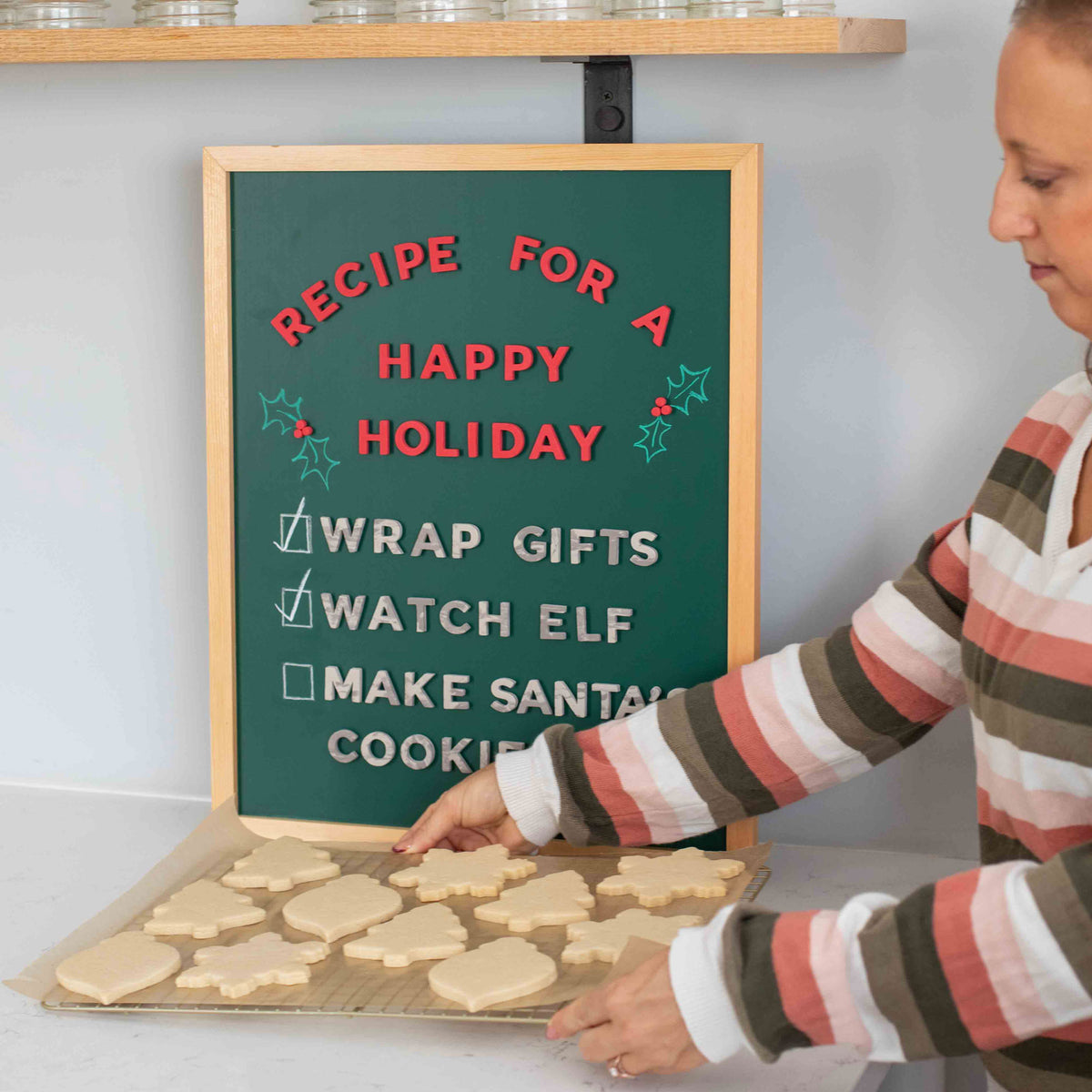 17x21 Green Magnetic Chalkboard