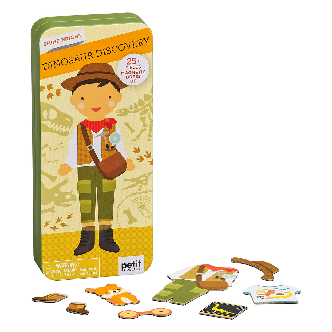 Dinosaur Discovery Magnetic Dress-up Play Set