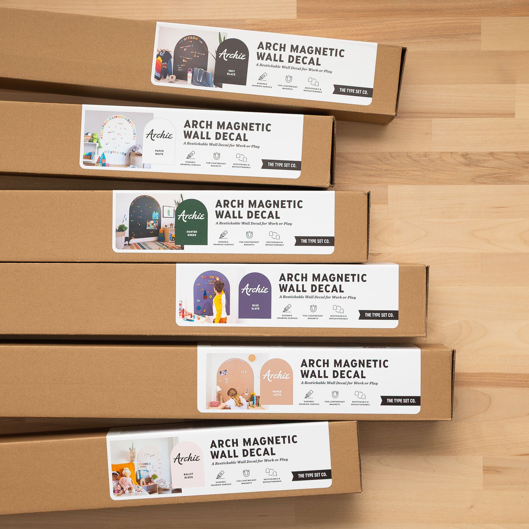 Arch Magnetic Wall Decal in Paper White (PRE-ORDER: Ships Mid-Late May ...