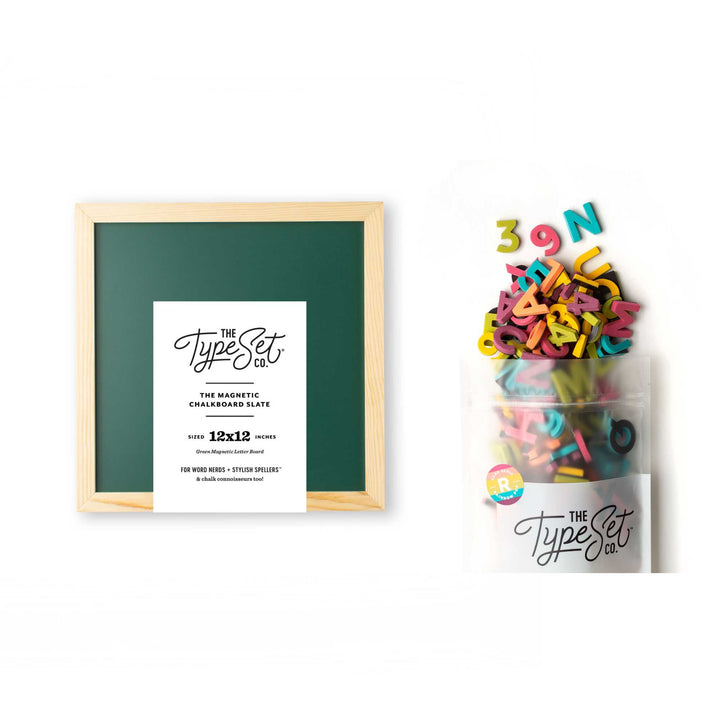 Back to Old School Magnetic Letter Board Bundle