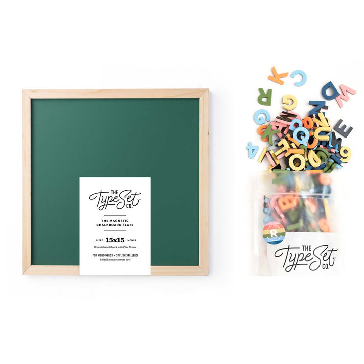 Back to Old School Magnetic Letter Board Bundle