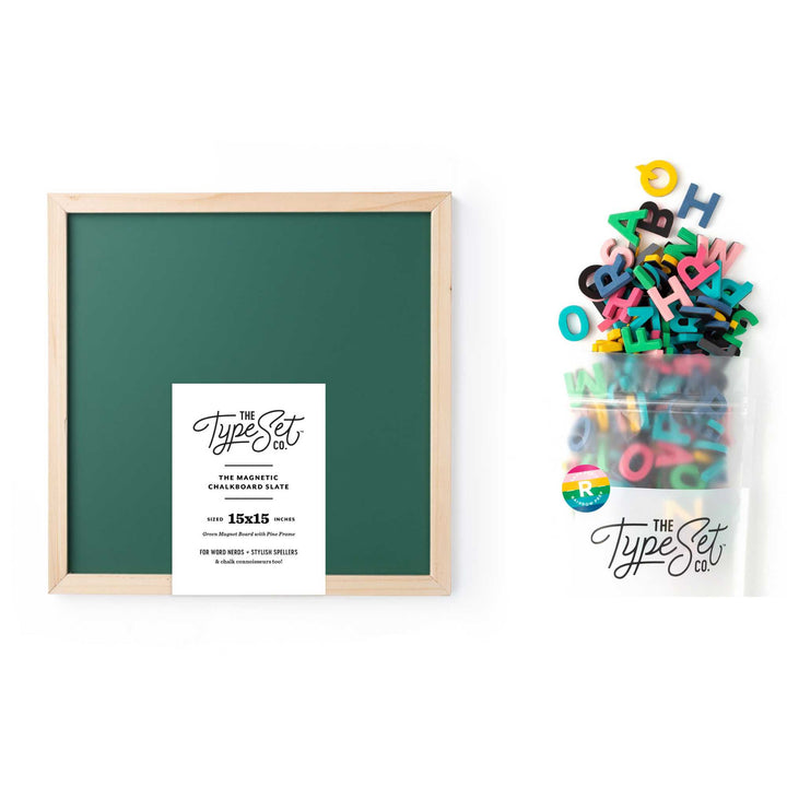 Back to Old School Magnetic Letter Board Bundle