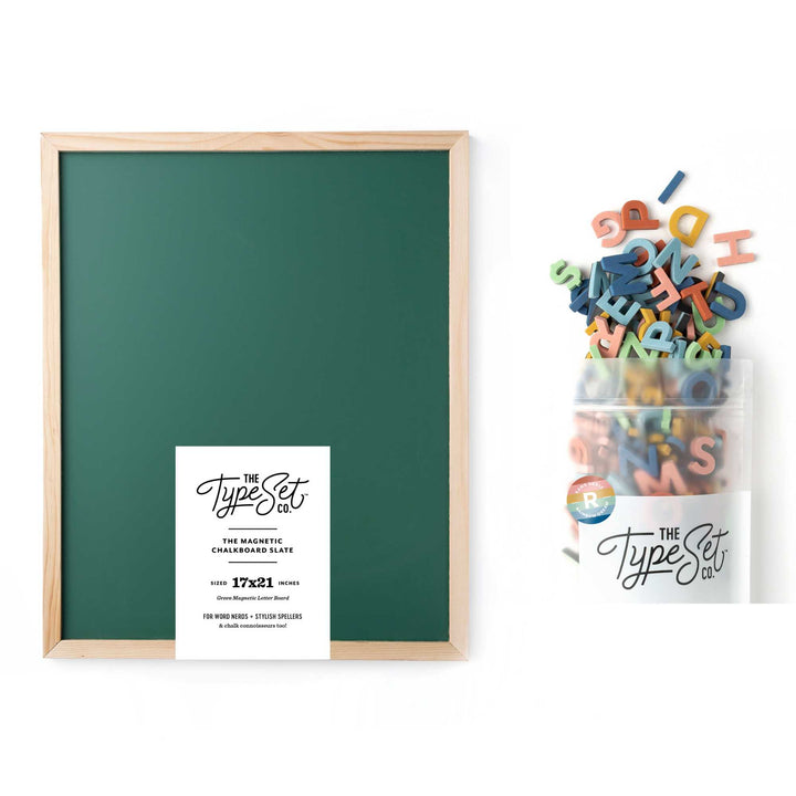 Back to Old School Magnetic Letter Board Bundle