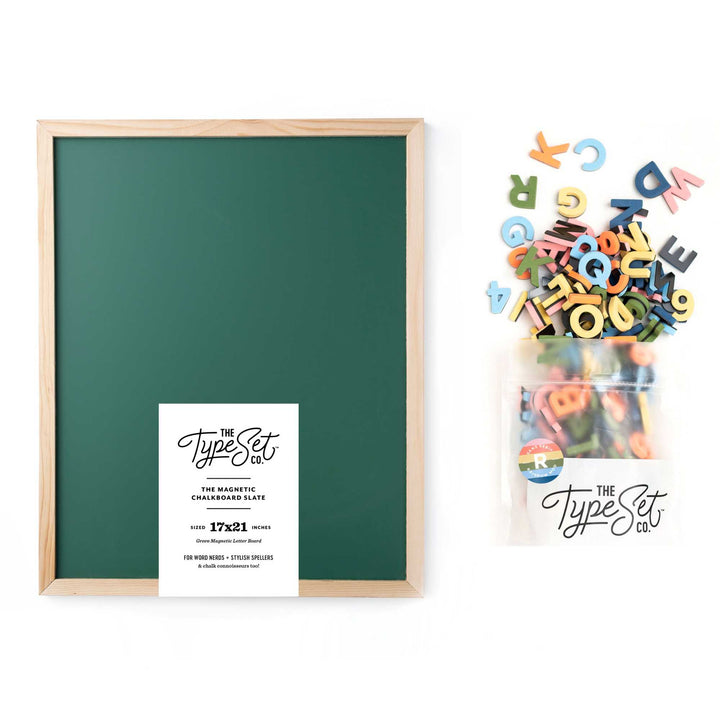 Back to Old School Magnetic Letter Board Bundle