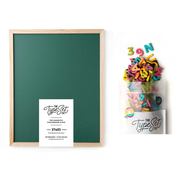 Back to Old School Magnetic Letter Board Bundle