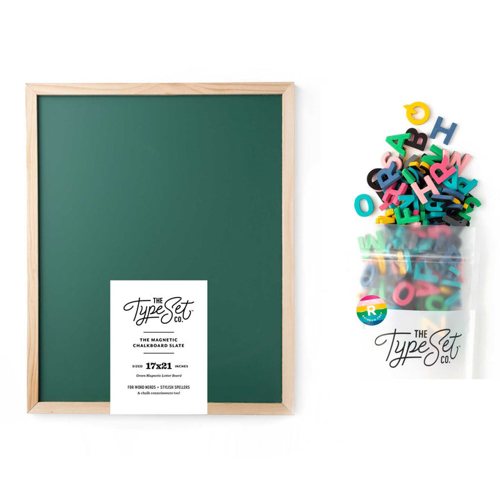 Back to Old School Magnetic Letter Board Bundle