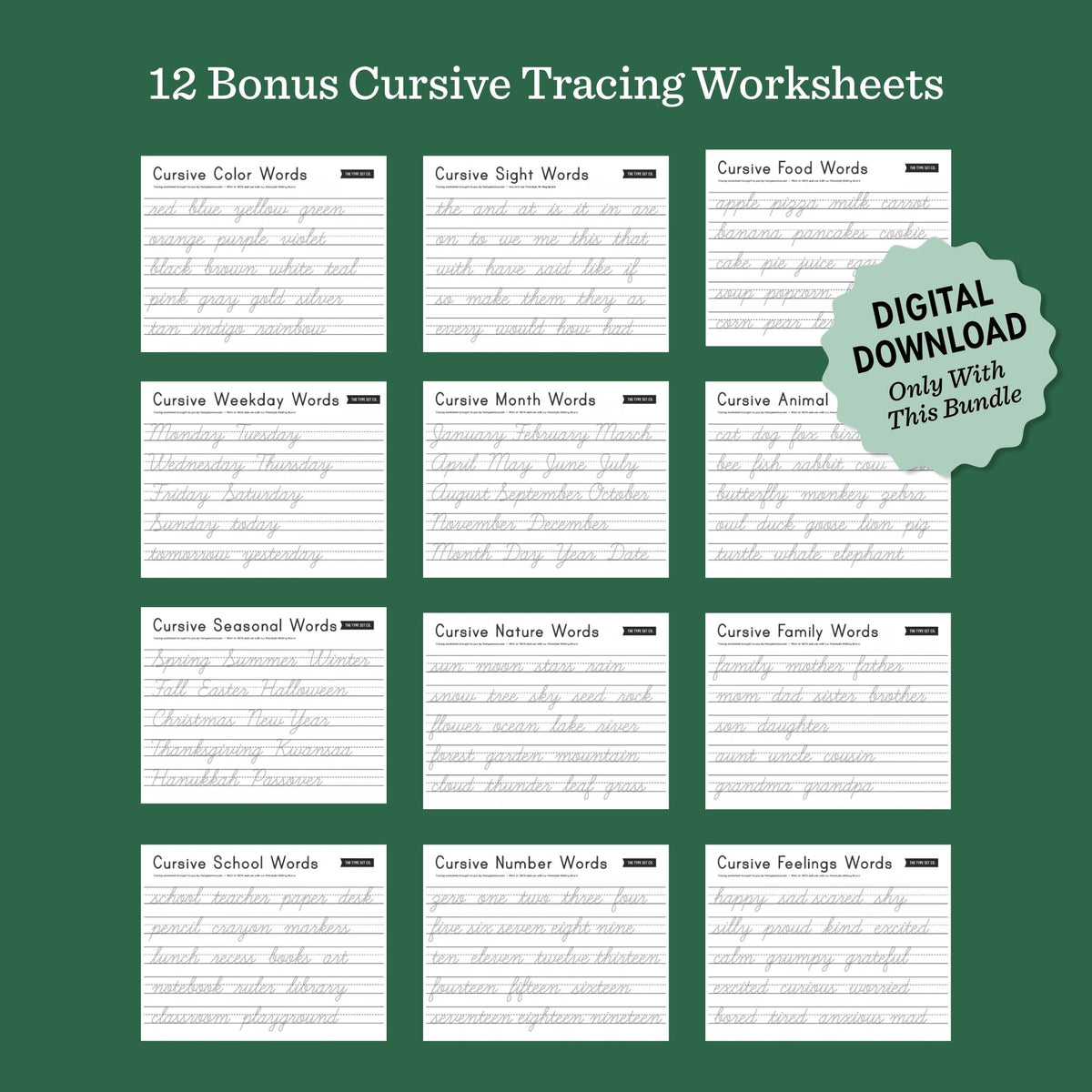Ultimate Cursive Practice Gift Set for Kids