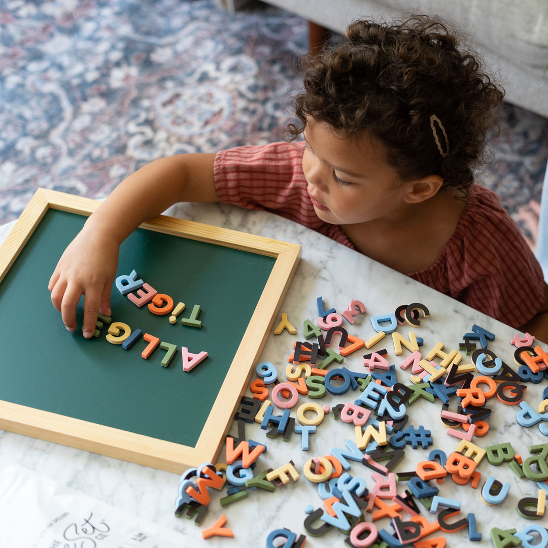 Back to Old School Magnetic Letter Board Bundle