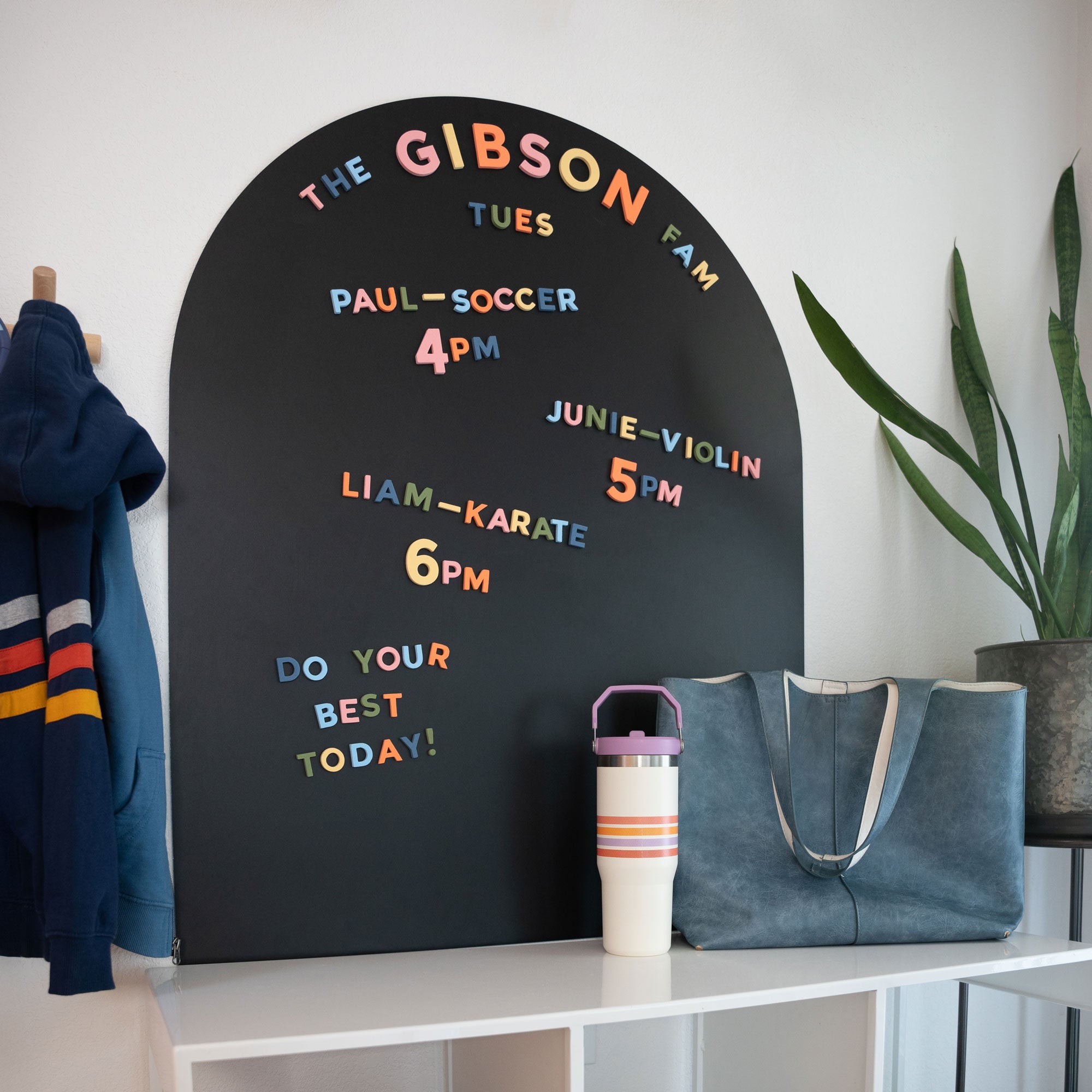 Arch Magnetic Wall Decal in Inky Black – The Type Set Co.