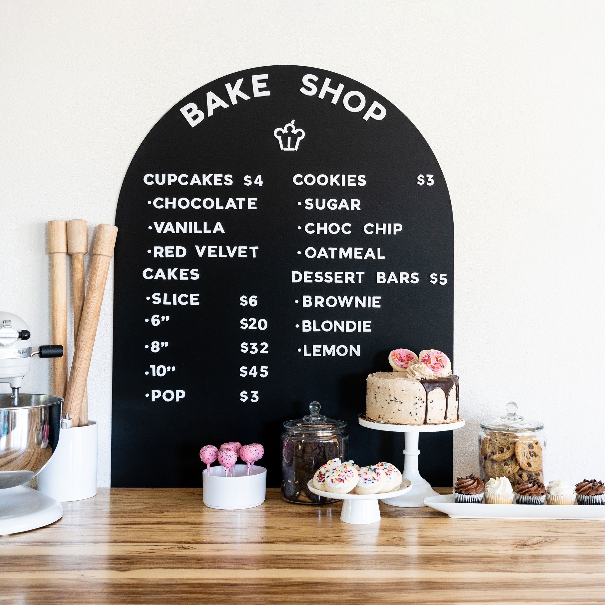 Arch Magnetic Wall Decal in Inky Black – The Type Set Co.