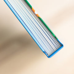 Close-up of children's book showing thick, high-quality pages and cover
