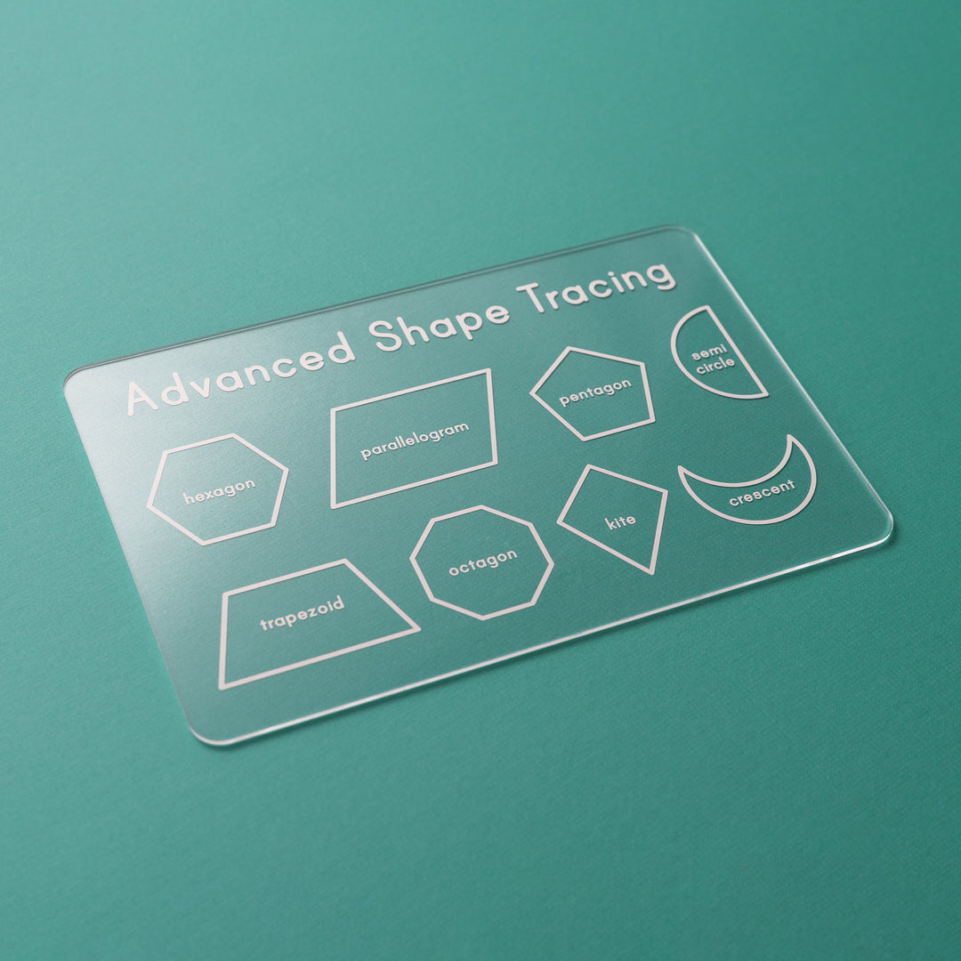 Acrylic Dry-Erase Advanced Shapes Tracing Board