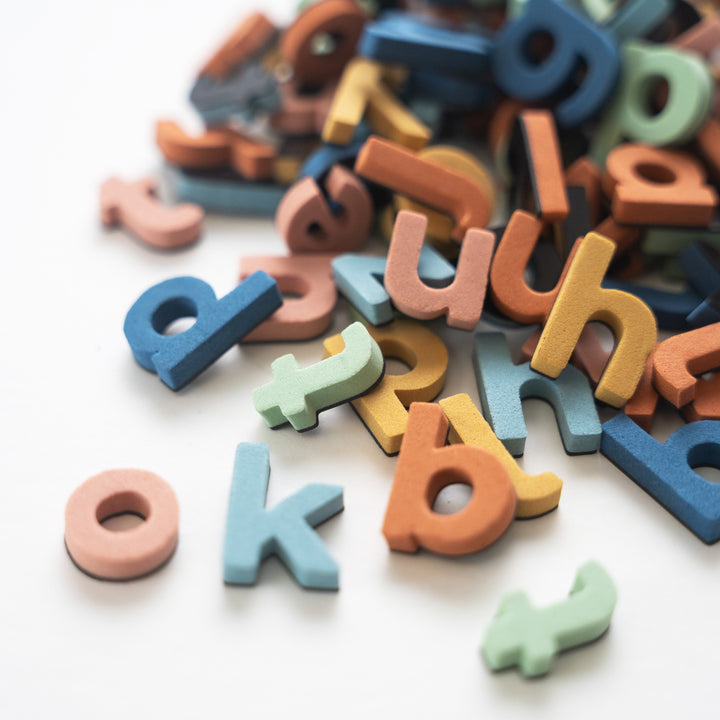1" 140pc Rainbow Dream Lowercase Magnetic Letters