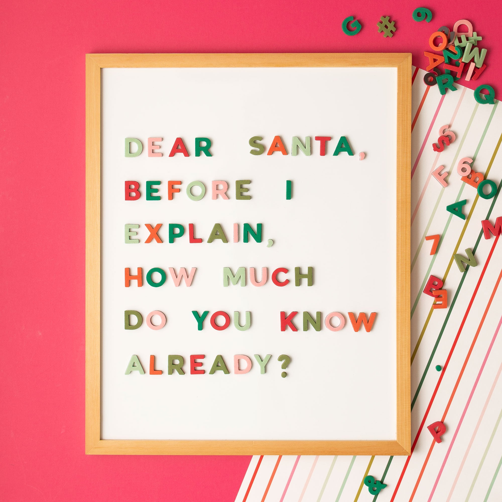 Joyful Holiday Magnetic Letters – Joy Creative Shop × The Type Set