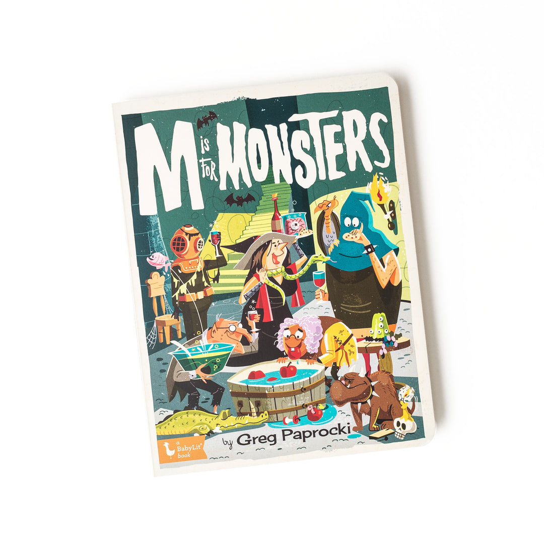 M is for Monsters: A Halloween Alphabet Board Book