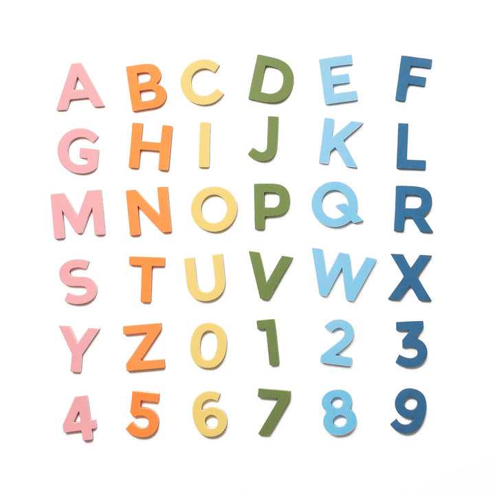 2" Rainbow Mod Magnetic Letters & Numbers