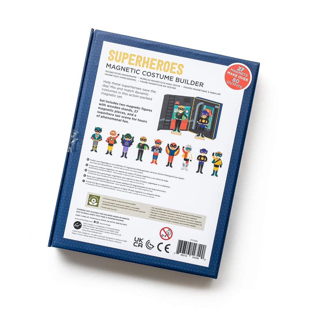 Superheros Magnetic Dress-up Play Set