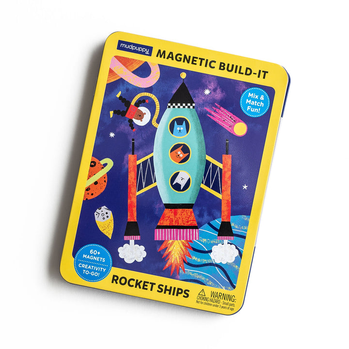 Rocket Ship Magnetic Build-It Play Set