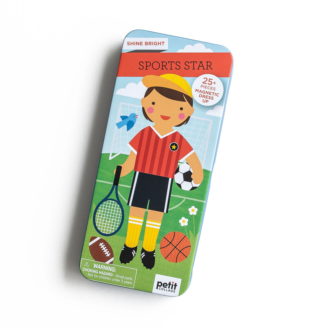 Sports Star Magnetic Dress-up Play Set