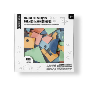 198pc Magnetic Shapes Set in Rainbow Dream on white background