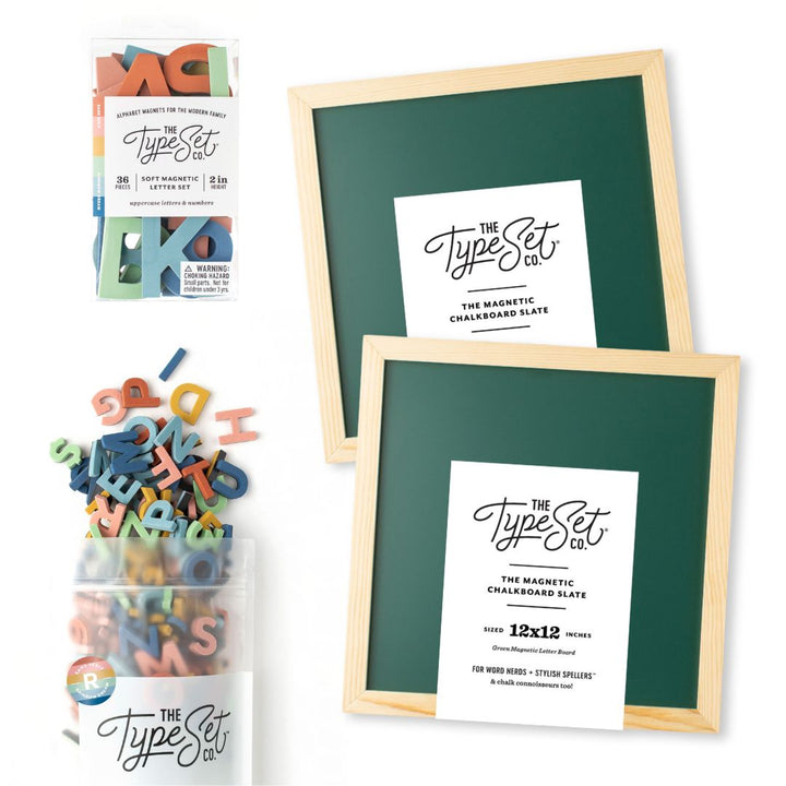 Sibling Back-to-School Bundle with 1" & 2" Letters