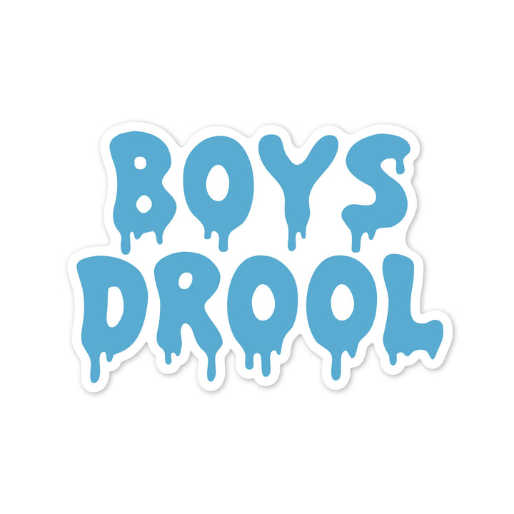 Boys Drool Sticker