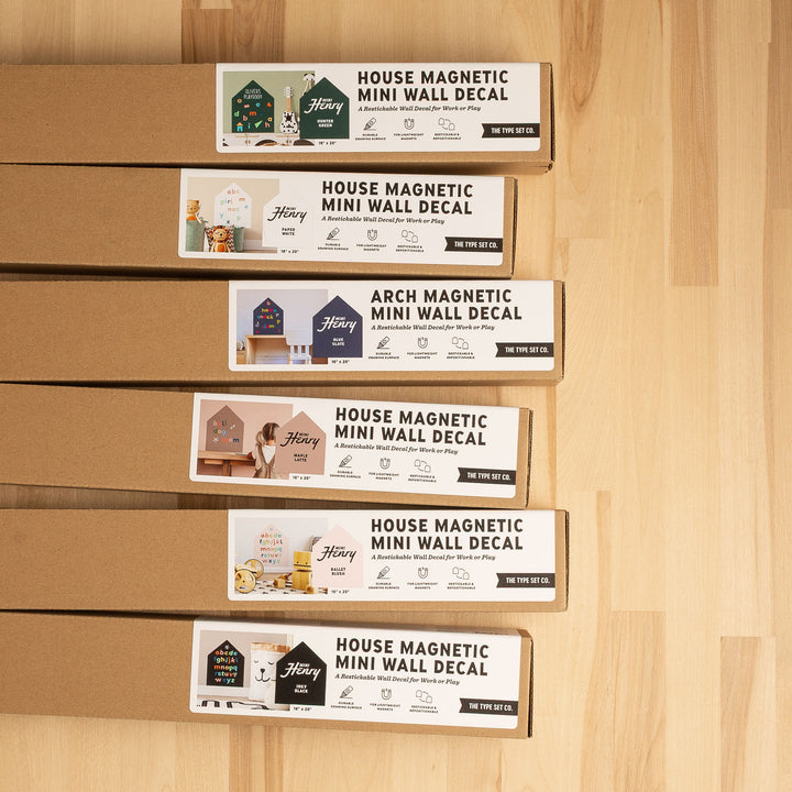 Mini House Magnetic Wall Decal in Maple Latte - Limited Edition