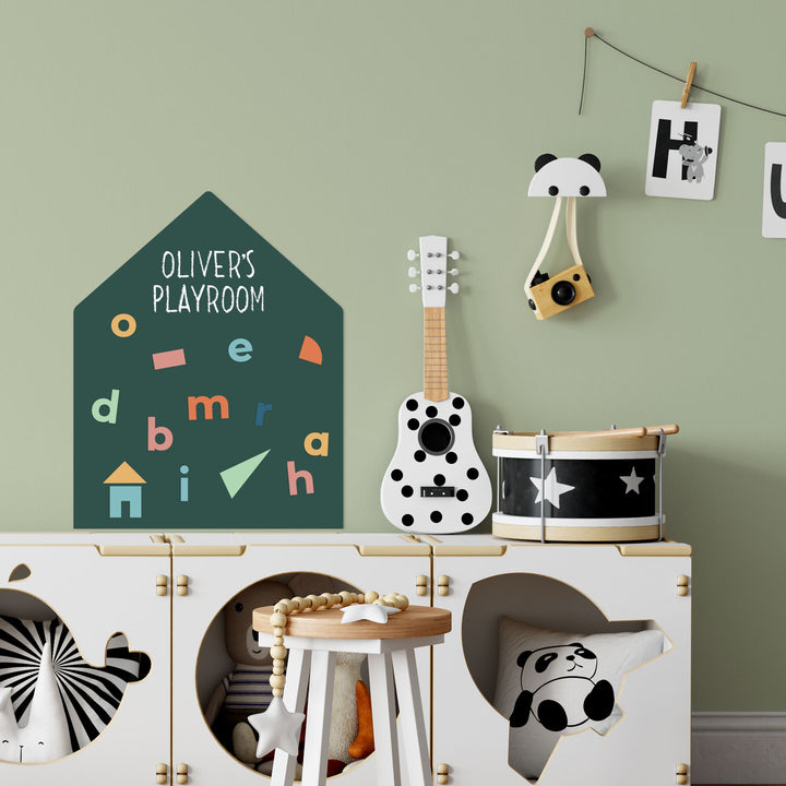 Mini House Magnetic Wall Decal in Hunter Green - Limited Edition