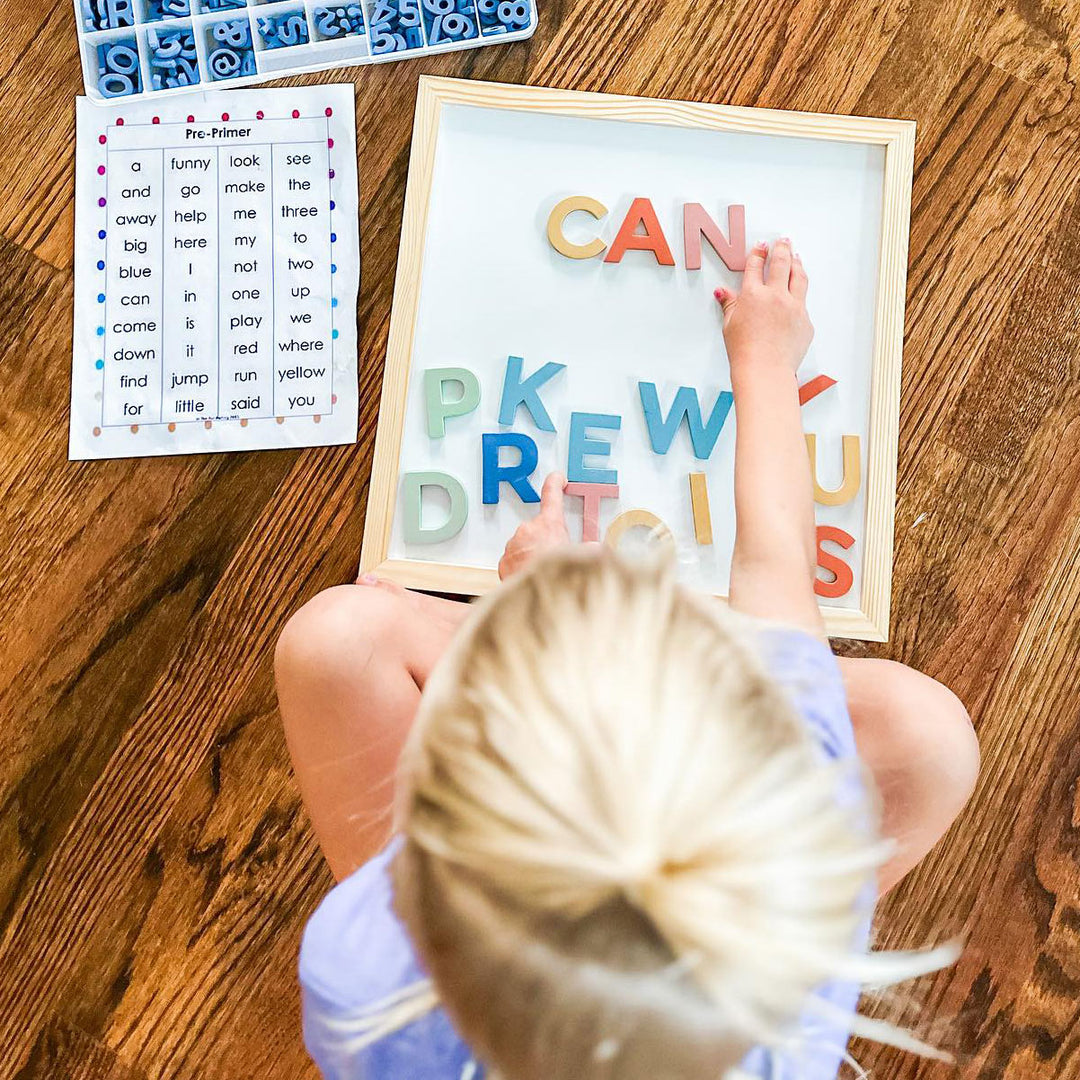 Sibling Back-to-School Bundle with 1" & 2" Letters