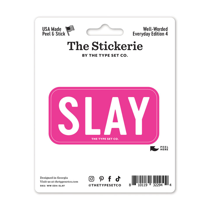 "Slay" Vinyl Sticker